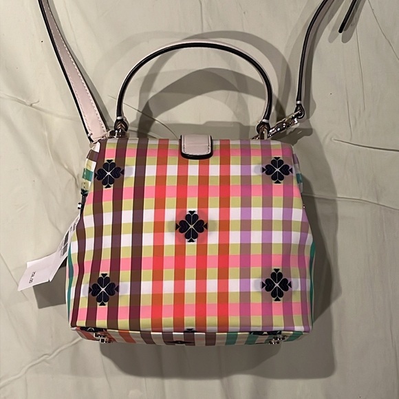 Kate Spade New York The Remedy Bella Plaid Top Handle Bag - Picture 2 of 5
